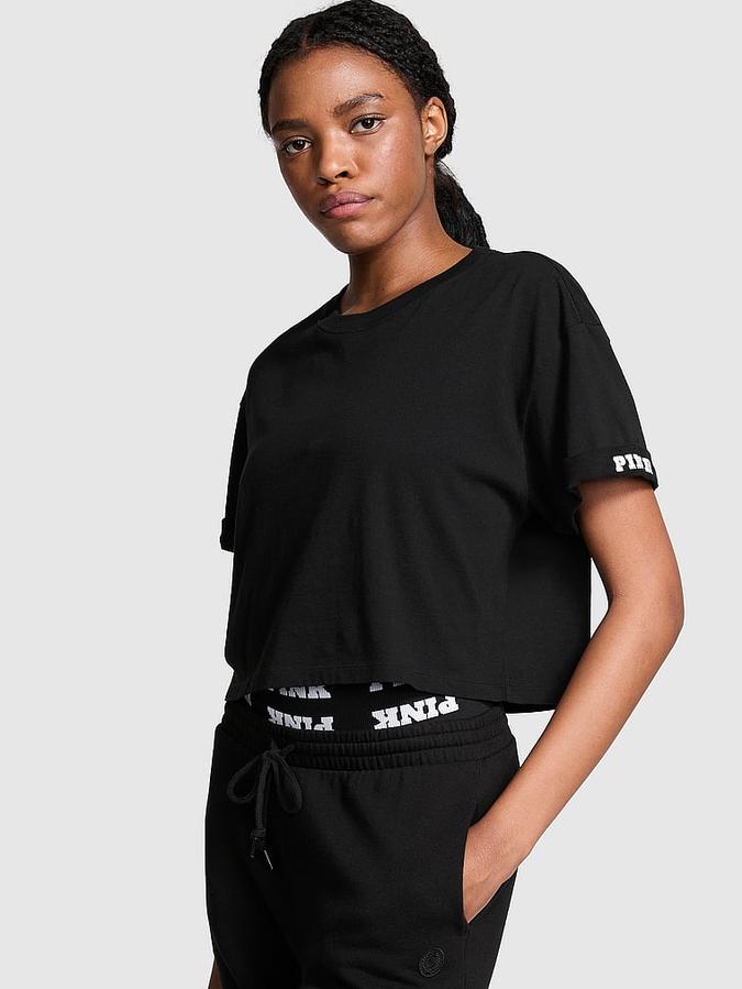 Campus Cotton Cropped Tee image number 0