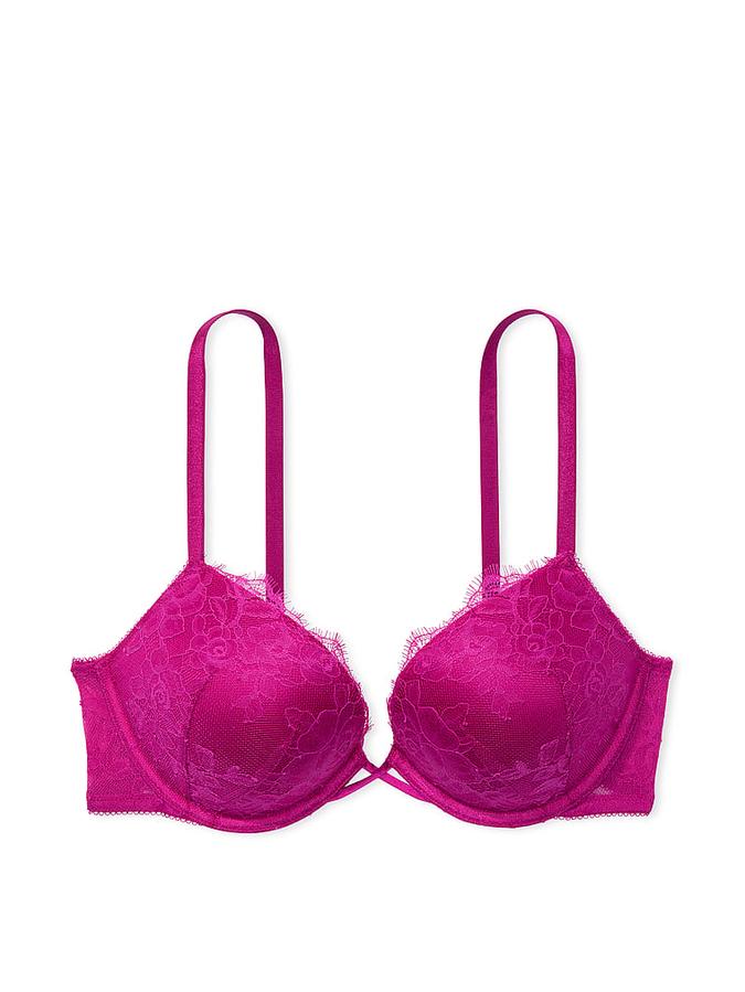 Bombshell Rose Lace Add-2-Cups Push-Up Bra image number 2