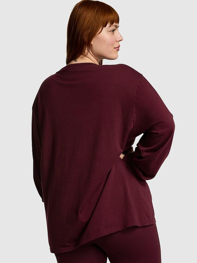 Campus Cotton Long-Sleeve Tee image number 1