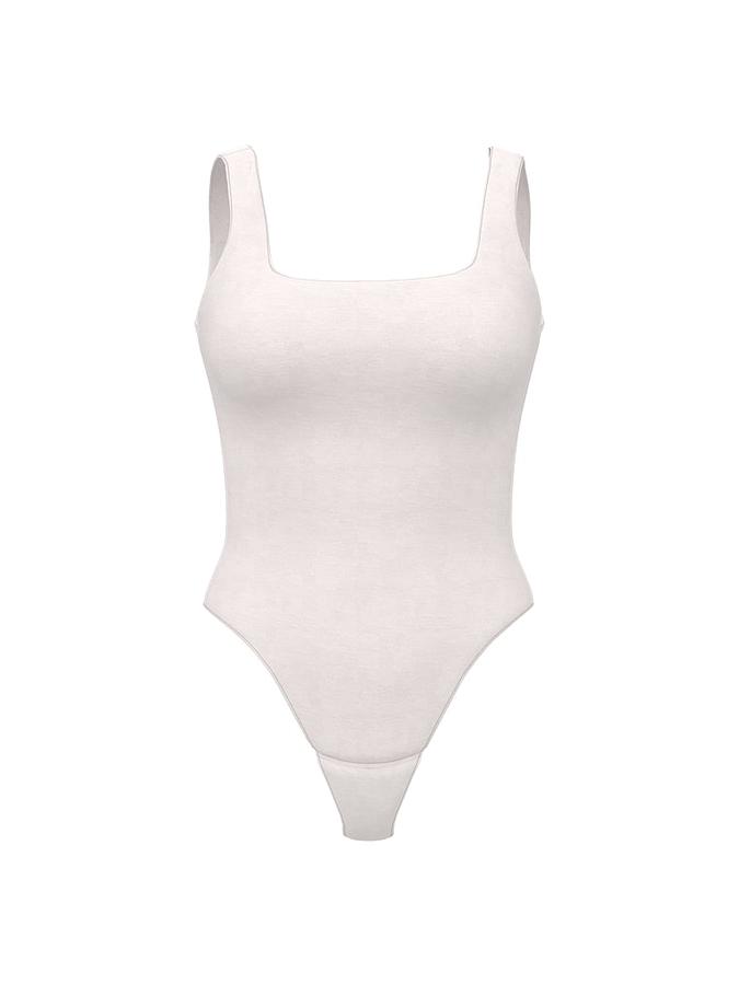 Bodywear by Victoria's Secret with FeatherSoft™ Innovation Square-Neck Tank Bodysuit image number 2