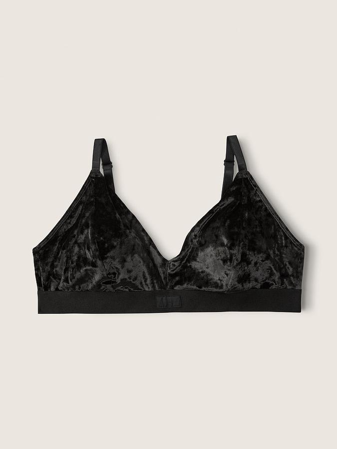 Velvet Triangle Bralette image number 2