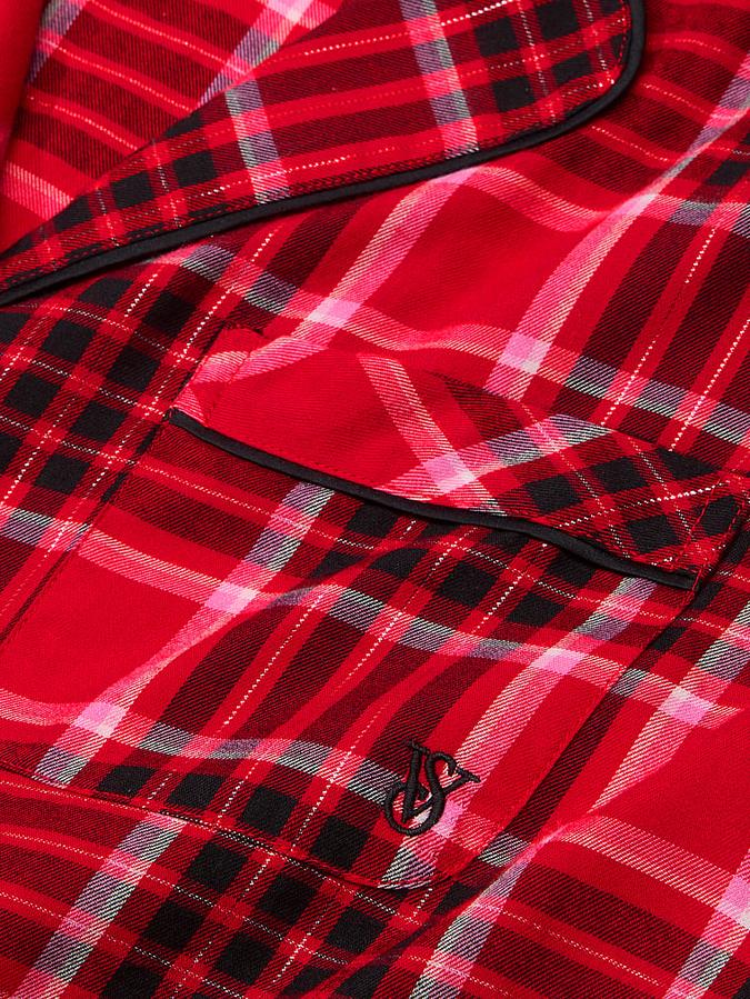 Flannel Long Pajama Set image number 3