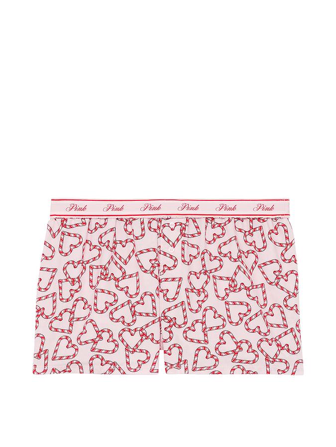 Flannel Boxy Pajama Shorts image number 2