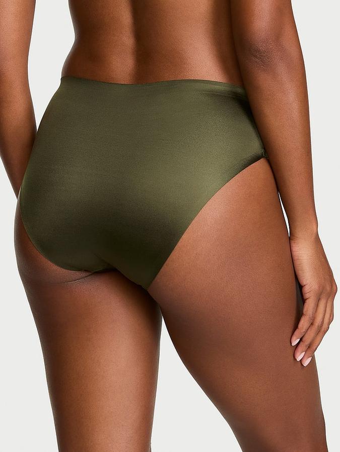 No-Show High-Shine Mid-Rise Bikini Panty