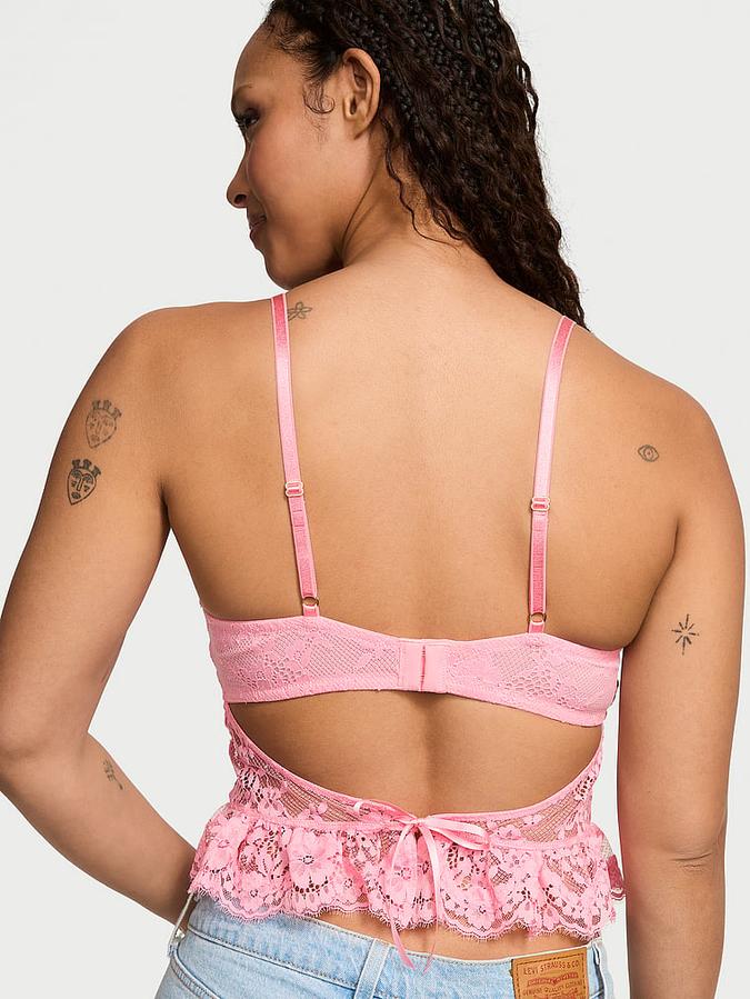 Dare to Dream Lace Flounce Bra Top image number 1