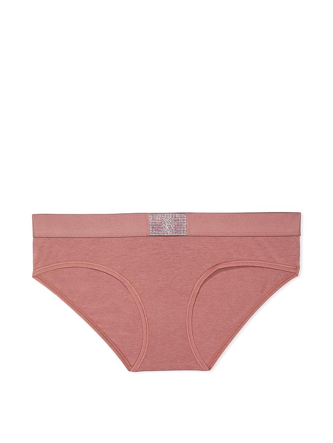 Logo Cotton Shine Patch Hiphugger Panty image number 0