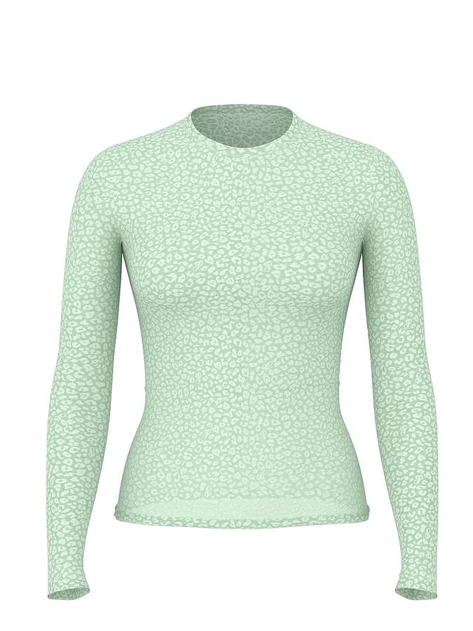 Base Leopard Mesh Long- Sleeve Tee image number 2
