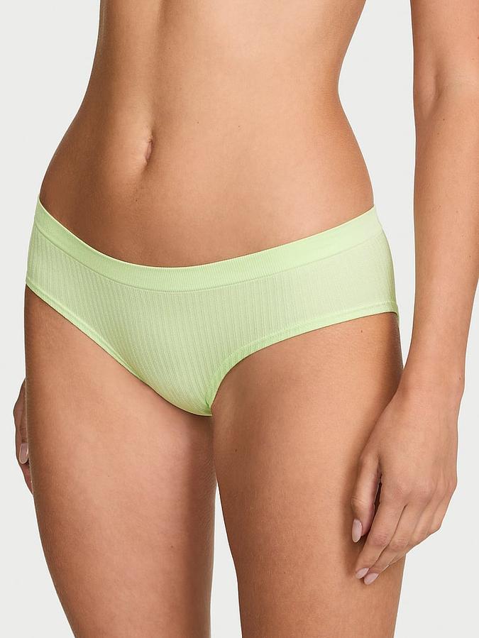 Seamless Sheer Rib Hiphugger Panty