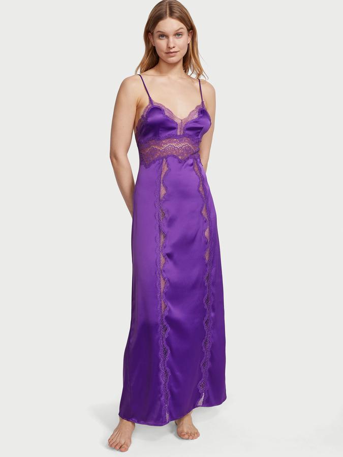Lace-Inset Long Slip