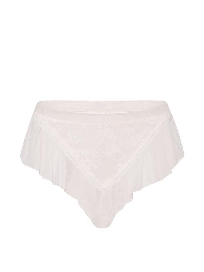 Lace & Mesh Flutter Brazilian Panty image number 2