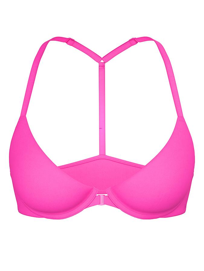Wear Everywhere Front-Close Lightly Lined Full Coverage T-Shirt Bra image number 2