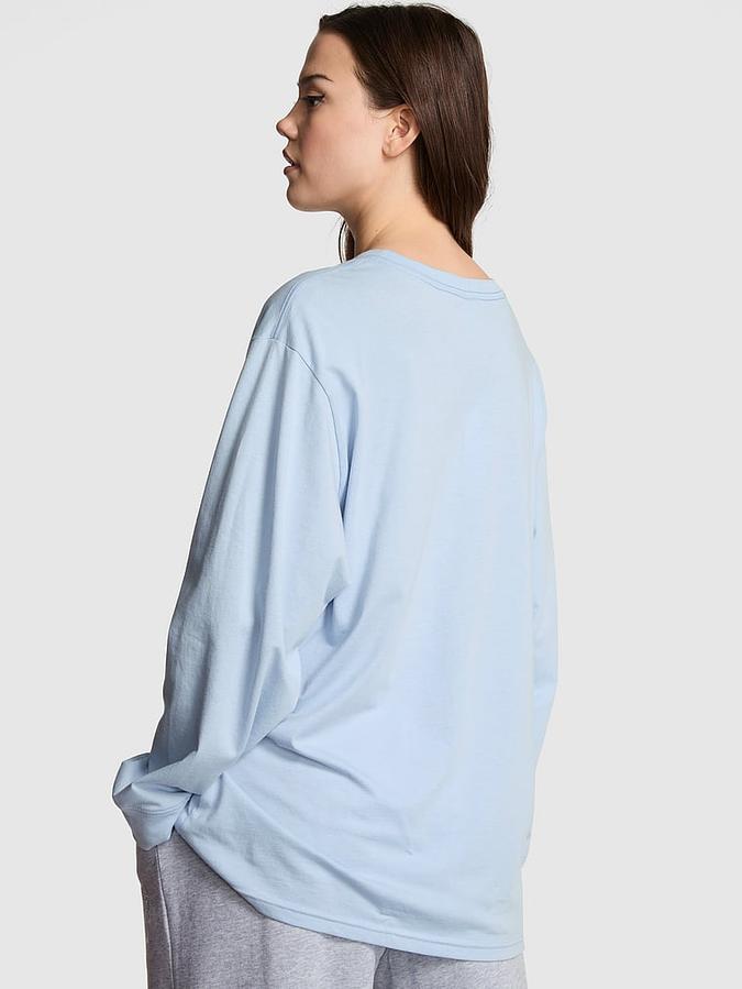 Campus Cotton Long-Sleeve Tee