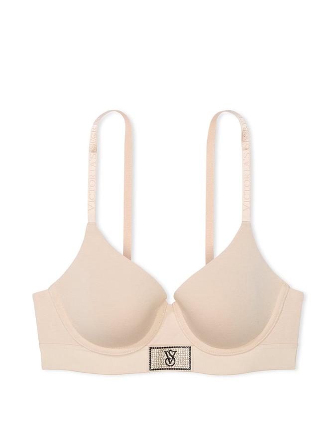 Shine Patch Lightly Lined Demi Bra image number 2