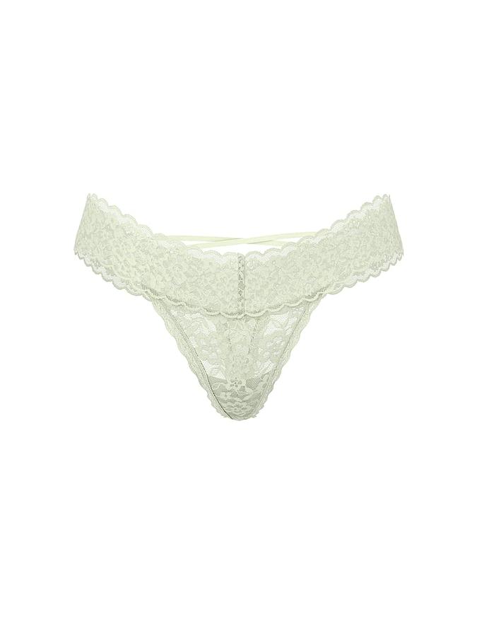 Lace Strappy-Back Thong Panty image number 2