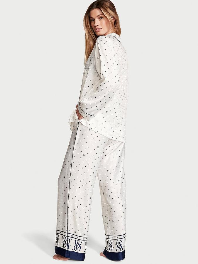 Satin Long Pajama Set image number 1