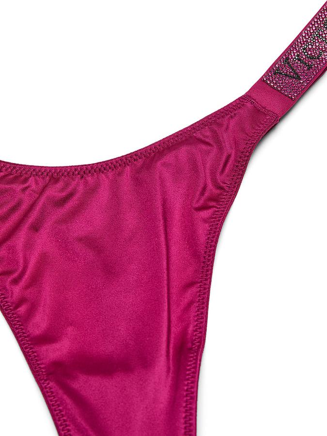 Sunset Ombr&eacute; Shine Strap Thong Panty image number 2